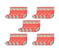 Servilletas de papel de Navidad, 2 capas, patrón de calcetines, 20 hojas de servilletas navideñas, servilletas de Navidad para decoupage, servilletas impresas de Navidad para almuerzo y cena