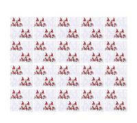 Servilletas de papel de Papá Noel - Servilletas de bebidas navideñas | Servilletas de papel de Feliz Navidad Servilletas lindas con patrón de Papá Noel Servilletas decorativas para almuerzo y cena par