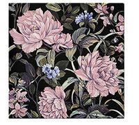 Servilletas de papel de seda de 3 capas, 33 x 33 cm, paquete de 20 (flores misteriosas)