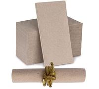 Servilletas de papel desechables similares a un paño, paquete de 200 servilletas de cena de color natural de 12 x 17 pulgadas para bodas, fiestas, cocina o baño