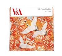 Servilletas de papel, diseño artístico de grullas kimono, vajilla desechable, ecológicas