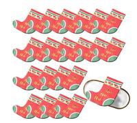 Servilletas de papel navideñas, servilletas de papel navideño, calcetines de decoración navideña, accesorios de 2 capas - Servilletas navideñas de 20 hojas, servilletas navideñas para decoupage