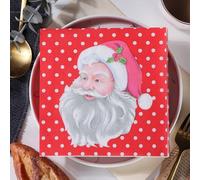 Servilletas de Papel Papá Noel Servilletas de Papel Desechables,Suaves y Resistentes,Sin Fragancia,para Comunión,Fiestas,Cumpleaños,Bodas,Decoración de Mesa 15 Paquetes(33x33cm）