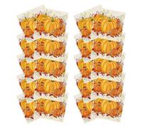 Servilletas de Papel para Thanksgiving | 20 Piezas Decorativas Absorbentes de Calabaza | Servilletas Otoñales De Papel | para el Día de la, Celebraciones, Comedor, Hogar, Mesa, Cocina
