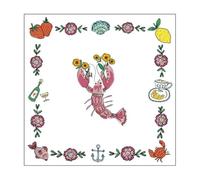 Servilletas de papel recicladas (33 x 33 cm, triple grosor, 20 unidades, tamaño del paquete: 16,5 x 16,5 cm)