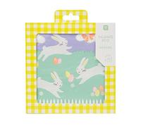 Servilletas de Pascua de conejo | Servilletas de papel reciclables para fiestas, decoraciones de mesa de primavera, decoupage por Talking Tables | Paquete de 20
