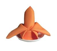 Servilletas De Tela 10pcs 48cm*48cm Satin Napkin Serving Table Decor Dinner Towel For Wedding Party Home Hotel Christmas Napkins(Orange)