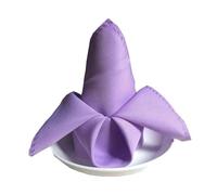 Servilletas De Tela 10pcs 48cm*48cm Satin Napkin Serving Table Decor Dinner Towel For Wedding Party Home Hotel Christmas Napkins(Light Purple)