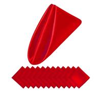 Servilletas de Tela 30 servilletas de satén Verde x cm for Bodas, Suaves, for decoración romántica cenas y Fiestas navideñas(30PCS Red)