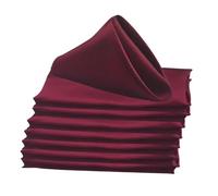 Servilletas De Tela 30pcs 30cm Satin Square Napkins Handkerchief Table Dinner Napkin For Wedding Party Decoration Birthday Christmas Cloth(Color5)