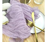 Servilletas de tela de algodón, Cotton Cloth Napkins,Cloth Napkins,20pcs Napkins Cotton Linen Napkins Tea Towel for Everyday Use Wedding Table Decor(Light Purple)