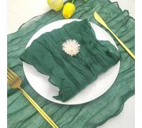 Servilletas de tela de algodón, Cotton Cloth Napkins,Cloth Napkins,20pcs Napkins Cotton Linen Napkins Tea Towel for Everyday Use Wedding Table Decor(Groen)