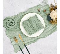 Servilletas de tela de algodón, Cotton Cloth Napkins,Cloth Napkins, 20PCS Napkins Wrinkled Rustic Gauze Dinner Napkins Soft Cotton Cloth Napkins For Dinner Cocktail Napkins(Sage Green)