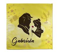 Servilletas de Tela Personalizadas. Servilleta Personalizada con Nombre. Servilleta de Tela. 50% algodón. Servilleta Infantil. Regalos Personalizados. Varios diseños. Bella Y Bestia
