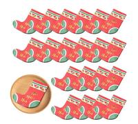 Servilletas Decorativas de Navidad,Servilletas de Cóctel de Navidad | 2 capas calcetines servilletas de Navidad | Servilletas impresas de Navidad, 20 hojas, servilletas para cócteles de vacaciones, De