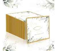 Servilletas decorativas para comunión, 40 unidades, para confirmación, eucalipto, bautizo, decoración, servilletas para mesa de niño y niña, color verde