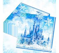 servilletas desechables copos nieve toallas papel fiesta congelada invierno magico accesorios para fiestas bodas cumpleanos