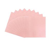 Servilletas desechables de color rosa bebé de 33 cm, 20 servilletas de papel de 2 capas de color sólido para fiestas, bebidas, almuerzo, cena, cóctel, bar, servilleta para niños, niñas, cumpleaños