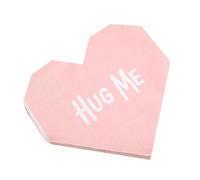 Servilletas en forma de corazón, servilletas de corazón de San - Servilletas de papel decorativas con corazones de amor - Servilletas de papel, exquisitas servilletas de cena con corazones de amor