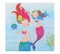 Servilletas Multicolor 33 x 33 cm Sirena 20 Unidades