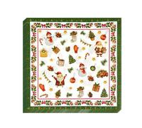 Servilletas Navideñas,40 Piezas Servilletas de Navidad Invierno,con motivos Papá Noel, árbol de Navidad,Muñeco de Nieve,servilletas de Papel 2 Capas,para Vacaciones,Fiesta,Decoraciones de Mesa