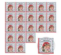 Servilletas navideñas decorativas, Servilletas de papel navideñas,Toallas de mano para cena Servilletas navideñas | Servilletas para bebidas, 20 unidades, servilletas de papel de invierno con estampad