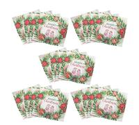 servilletas navideñas, servilletas de cóctel navideñas - 20 servilletas decorativas para fiestas navideñas,Servilletas de invitados de Navidad con corona verde roja para fiesta, almuerzo, cena, cocina