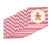 Servilletas navideñas, servilletas de cóctel navideñas, servilletas de impresión de hombre de jengibre - Servilletas de cóctel estampadas navideñas, servilletas de papel divertidas para las vacaciones