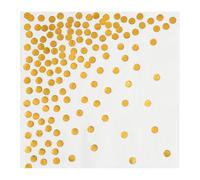 Servilletas Papel Crema Dorada Blanca Servilletas Decoupage Decoradas Papel Higienico Desechables Toilet Paper Cumpleaños Cocktail 2 Capas Paper Towels Bodas Fiesta Jardín 20 Paquetes(33x33cm）