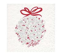 Servilletas papel Moments Calligraphic bauble 33x33cm.16u.