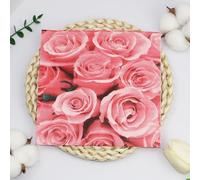 Servilletas Papel Patrón Rosas Servilletas Decoupage Decoradas Papel Higienico Desechables Toilet Paper Cumpleaños Cocktail 2 Capas Paper Towels Bodas Fiesta Jardín 20 Paquetes(33x33cm）