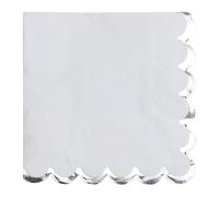 Servilletas Papel Plata Crema Blanca Servilletas Decoupage Decoradas Papel Higienico Desechables Toilet Paper Cumpleaños Cocktail 2 Capas Paper Towels Bodas Fiesta Jardín 30 Paquetes(33x33cm）