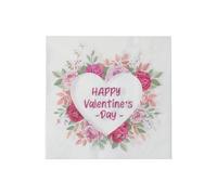 Servilletas Papel Rosas De San Valentín Servilletas Decoupage Decoradas Papel Higienico Desechables Toilet Paper Cumpleaños Cocktail 2 Capas Paper Towels Bodas Fiesta Jardín 20 Paquetes(33x33cm）