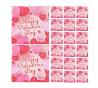 Servilletas Papel San Valentín Felices Corazón De Cóctel 20 Uds