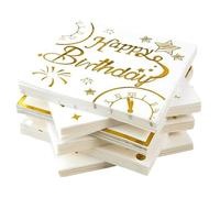 Servilletas Papelpatrón Dorado 2 Capas (33 X 33 Cm), Servilletas Decoupage Decoradas Para Fiestas, Bodas, Bautizo, Comuniones Y Celebraciones, Papel Decoupage