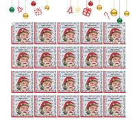 Servilletas para Navidad | Servilletas de Navidad - Limpieza sin esfuerzo Toallas de vacaciones 20 piezas, servilletas para bebidas de necesidad festiva impresas Papá Noel, serv