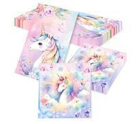 servilletas unicornio fiesta toallas papel iris desechables accesorios retro servilletas cocktail para bodas cumpleaños fiestas graduacion