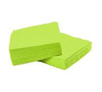 Servilletas verdes de 100 servilletas de 4 pliegues, 2 capas, 33 x 33 cm, para fiestas y eventos, 100 servilletas resistentes, duraderas y elegantes
