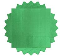 Servilletas Verdes de Papel - 20 Unidades, 33 x 33 cm, Napa, Cóctel, Decoración de Mesa, Boda, Desechables, para Jardín