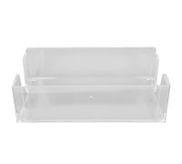Servilletero acrílico Transparente sin Tapa, servilletero de baño para toallita de 23x14x6cm para Cocina y baño
