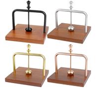 Servilletero con peso, no más servilletas voladoras en tu cena, base de madera con elegante brazo pesado de metal, dispensador cuadrado de servilletas de cóctel para encimera de cocina, mesas de