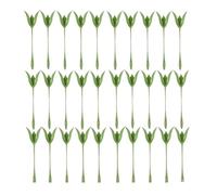 Servilletero con Tallo De Flor, 10/20/30 Paquetes De Servilleteros De Rosas, Herramienta De Anillo De Servilletas De Flores De Origami For Plegado De Rosas, Decoración Creativa De Mesa(30PCS)