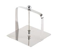 Servilletero de acero inoxidable, elegante dispensador de servilletas cuadrado para mesa de cocina, servilletero antiduradero con base estable, perfecto para el hogar,