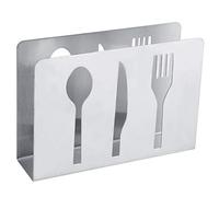 Servilletero de acero inoxidable Moderno Servilleta Titular Estante Decoración de mesa Espejo de primera calidad Pulido Organizador de servilletas multifunción para cocina Comedor