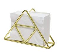 Servilletero de Acero Inoxidable Resistente en Oro, Porta Servilletas, Porta Servilletas de Mesa, Soporte para Bolsas de Filtro, Organizador de Papel Vertical para Hogar, Cocina, Restaurante, Picnic