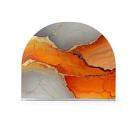 Servilletero de acrílico, 1 paquete con capacidad para 50-60 servilletas, estampado de doble cara, se adapta a servilletas de cena/cóctel, cocina y mesa de comedor, resistente y duradero, mármol