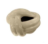 Servilletero De Cerámica con Forma De Nudo Divertido For Encimera De Baño Y Hogar(Milk Coffee Color)