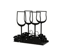 Servilletero de cristal Inspire para cocina, mesa de comedor, almacenamiento de materiales de hierro, organizadores decorativos multifuncionales, elegante decoración de mesa de comedor