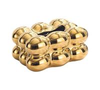 Servilletero de Felpa - Dispensador de Nubes de algodón de azúcar, Decorativa con Costuras de Tela Resistente, Cubierta de Textura estética, Ideal para mesitas de Noche y Consolas de Coche