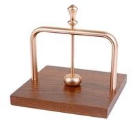 Servilletero de Mesa - Soporte de Papel de Madera, Dispensador de Base Pesada, Mecanismo de Brazo de Metal, Decoración de Bar Restaurante | Organizador de servilletas de escritorio para cafetería, mos